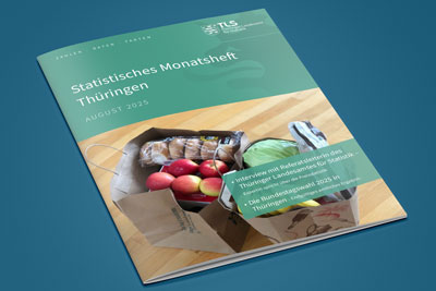 zur Pressemitteilung 255 vom 22. Oktober 2025: „Statistisches Monatsheft August 2025 veröffentlicht<br><thin>Expertin spricht über die Preisstatistik und endgültige Ergebnisse zur Bundestagswahl 2025 im Fokus</thin>“ im PDF-Format