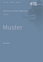 Titelbild der Veröffentlichung „Bruttoanlageinvestitionen in Thringen 2011 - 2021“