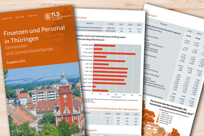 zur Pressemitteilung 282 vom 24. November 2025: „Ausgabe 2025 des Faltblatts Finanzen und Personal in Thringen  Gemeinden und Gemeindeverbnde erschienen“ im PDF-Format