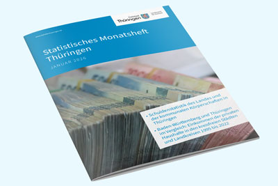 zur Pressemitteilung 096 vom 28. April 2026: &bdquo;Neues Statistisches Monatsheft ver�ffentlicht<br><thin>Methodenaufsatz zur Schuldenstatistik und Gastbeitrag zum Einkommen der privaten Haushalte in Baden-W�rttemberg und Th�ringen</thin>&ldquo; im PDF-Format