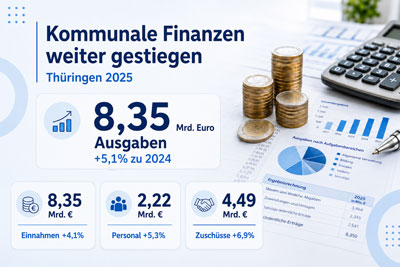 zur Pressemitteilung 120 vom 21. Mai 2026: „Finanzen der Thüringer Kommunen im Jahr 2025“ im PDF-Format