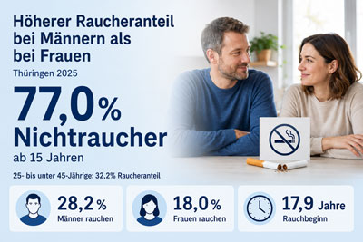 zur Pressemitteilung 129 vom 29. Mai 2026: &bdquo;H�herer Raucheranteil bei M�nnern als bei Frauen<br><thin>Zum Weltnichtrauchertag am 31.&nbsp;Mai&nbsp;2026</thin>&ldquo; im PDF-Format