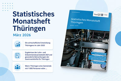 zur Pressemitteilung 141 vom 12. Juni 2026: &bdquo;Statistisches Monatsheft M�rz&nbsp;2026 ver�ffentlicht<br><thin>Ein Blick auf die Statistische Gemeinde und Aufsatz �ber die Lohn- und Einkommensteuerstatistik</thin>&ldquo; im PDF-Format