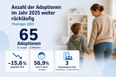 zur Pressemitteilung 152 vom 19. Juni 2026: &bdquo;Anzahl der Adoptionen im Jahr&nbsp;2025 weiter r�ckl�ufig&ldquo; im PDF-Format
