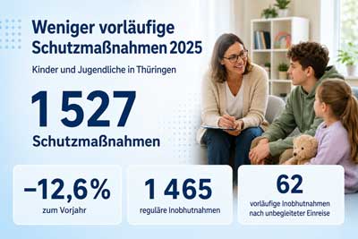 zur Pressemitteilung 160 vom 26. Juni 2026: &bdquo;Weniger vorl�ufige Schutzma�nahmen&nbsp;2025 in Th�ringen&ldquo; im PDF-Format