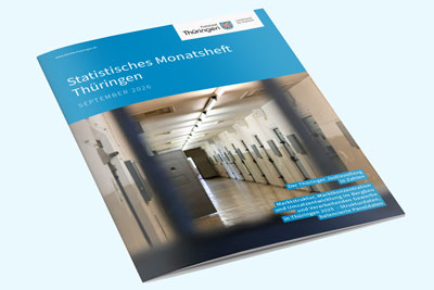 zur Pressemitteilung 267 vom 30. Oktober 2026: „Statistisches Monatsheft September 2026 veröffentlicht<br><thin>Aufsätze zu Strukturdaten im Thüringer Bergbau und Verarbeitenden Gewerbe und zum Justizvollzug</thin>“ im PDF-Format