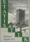 Titelbild der Veröffentlichung „Statistisches Jahrbuch Thüringen, Ausgabe 1993“
