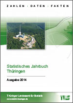 Titelbild der Veröffentlichung „Statistisches Jahrbuch Thüringen, Ausgabe 2014“