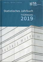 Titelbild der Veröffentlichung „Statistisches Jahrbuch Thüringen, Ausgabe 2019“