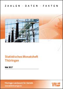 Titelbild der Veröffentlichung „Statistisches Monatsheft Thüringen, Mai 2017“