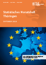 Titelbild der Veröffentlichung „Statistisches Monatsheft Thüringen Oktober 2018“