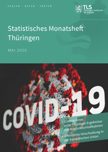 Titelbild der Veröffentlichung „Statistisches Monatsheft Thüringen Mai 2020“