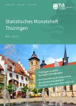 Titelbild der Veröffentlichung „Statistisches Monatsheft Thüringen Mai 2023“