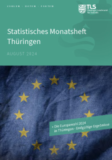 Veröffentlichung „Statistisches Monatsheft Thringen August 2024“ im PDF-Format