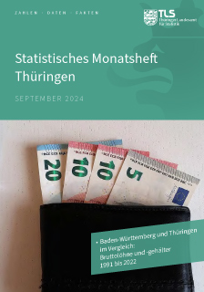 Veröffentlichung „Statistisches Monatsheft Thringen September 2024“ im PDF-Format