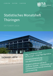 Veröffentlichung „Statistisches Monatsheft Thringen Oktober 2024“ im PDF-Format