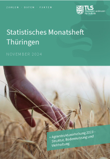 Veröffentlichung „Statistisches Monatsheft Thringen November 2024“ im PDF-Format