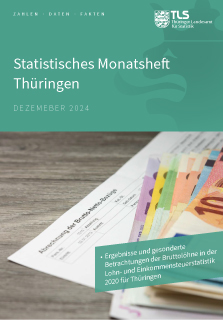 Veröffentlichung „Statistisches Monatsheft Thringen Dezember 2024“ im PDF-Format