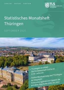 Veröffentlichung „Statistisches Monatsheft Thüringen September 2025“ im PDF-Format Veröffentlichung „Statistisches Monatsheft Thüringen September 2025“ im PDF-Format