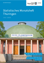 Ver&ouml;ffentlichung &bdquo;Statistisches Monatsheft Th�ringen Juli 2026&ldquo; im PDF-Format