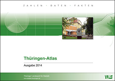 Titelbild der Veröffentlichung „Thüringen-Atlas, Ausgabe 2014“