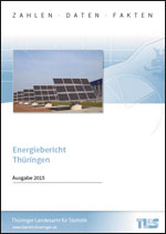 Titelbild der Veröffentlichung „Energiebericht Thringen, Ausgabe 2015“