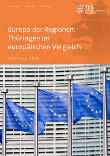 Titelbild der Veröffentlichung „Europa der Regionen: Thüringen im europäischen Vergleich, Ausgabe 2019“